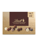 Lindt Gourmet Truffles gift box front view, ideal for gifting on special occasions
