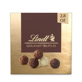 Lindt Gourmet Truffles Gift Box front view, ideal for gifting