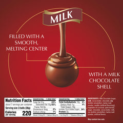Lindt LINDOR truffles melting center showing silky texture
