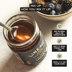 Lineage Provisions chemical-free honey as a clean, additive-free sweetness option.