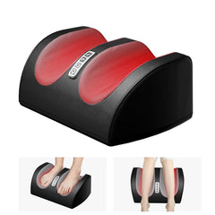 LINGTENG Shiatsu Foot Massager front view showing compact, portable design for home use.