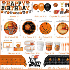 Linhaxm basketball plates 7in, compact and stylish for quick servings