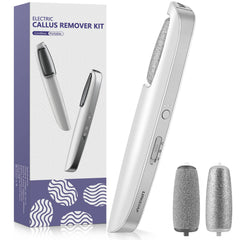 LINKEVAP Electric Callus Remover front view with ergonomic handle for easy at-home pedicures