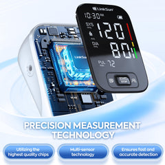 LinkSun A221-2 large LCD screen aids clear measurement visibility
