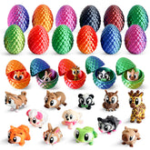 LINLINGTOYS Easter eggs prefills: colorful eggs ready for instant Easter egg hunts.