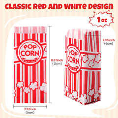 LINSIRON 1oz popcorn bags designed for compact home popcorn machines.