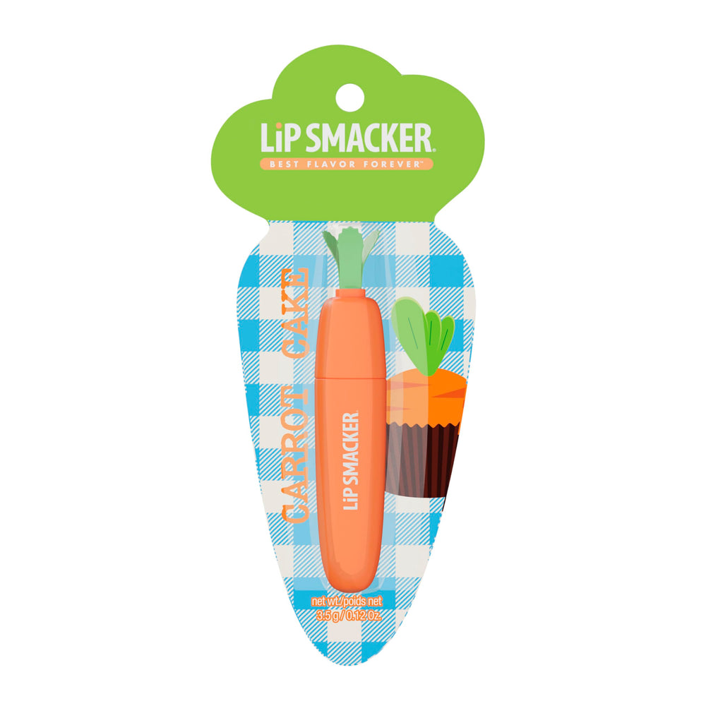 Lip Smacker Carrot Lip Balm Easter shape moisturizes for spring smiles.