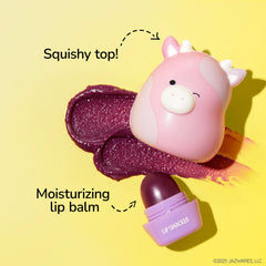 Lip Smacker Squishmallows Patty flavor-filled balm for everyday smiles.