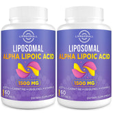Lipmaxmall liposomal alpha lipoic acid softgel front view with high potency antioxidant formula