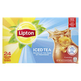 Lipton gallon-tea-bags show peak flavor for refreshing iced tea.