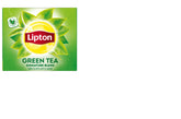 Lipton Green Tea packaging with recyclable materials emphasizing sustainability.