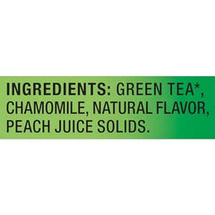 Hot brew cup with Lipton peach green tea aroma.