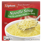 Lipton Soup Secrets packaging box shown for a convenient family-friendly mix.