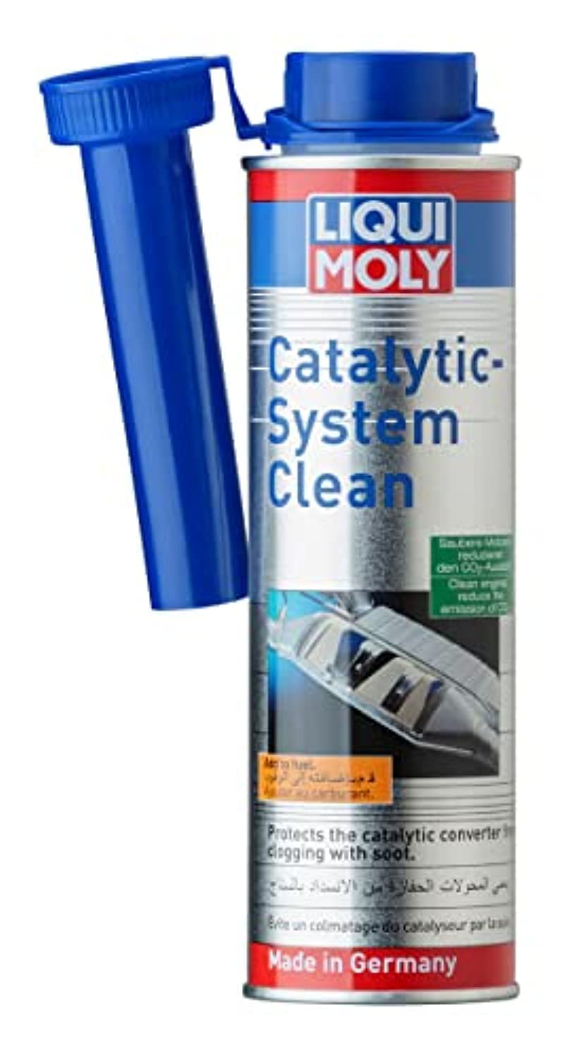 Liqui Moly Catalytic System Clean bottle protecting catalytic converter from soot buildup