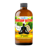 Liquid Blenz Pure Soursop bottle pour for easy daily detox support