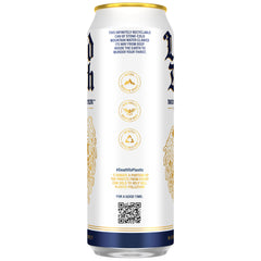 Liquid Death infinitely recyclable can highlights eco-friendly packaging for sustainable hydration.