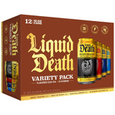 Liquid Death Iced Tea variety pack front view, refreshing choice