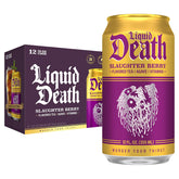 Liquid Death Slaughter Berry Iced Tea can with refreshing flavor and low sugar.
