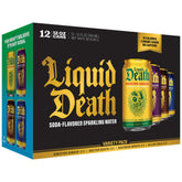 Liquid Death Classic Variety 2 12-pack cans for flavorful, low-sugar refreshment