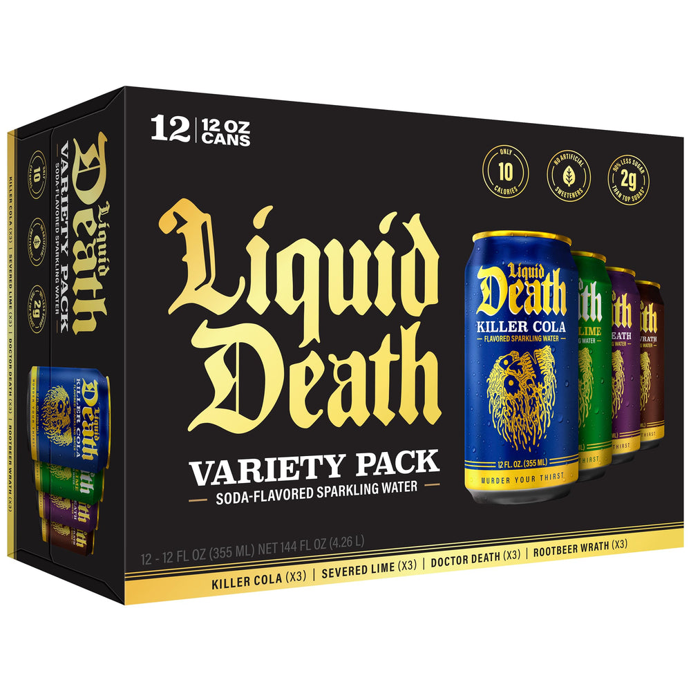 Liquid Death Lime can offers bold flavor with low sugar for a refreshing sip