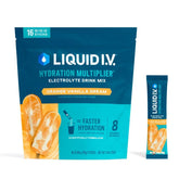 Liquid I.V. Hydration Multiplier Orange Vanilla Dream pack ready to mix for fast hydration