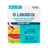 Liquid I.V. Hydration Multiplier Raspberry Melon packet dissolving for quick hydration