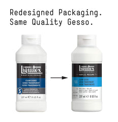 Liquitex Clear Gesso applied on canvas, creates good tooth for pastel and charcoal