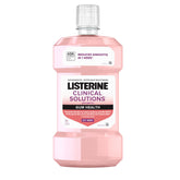 Listerine Clinical Solutions Gum Health bottle with icy mint flavor for fresher breath and healthier gums.