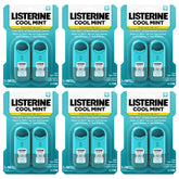 Listerine Pocketmist Cool Mint bottle front shows portable freshness on the go