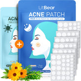 LitBear Day Patch 8mm on skin for discreet coverage and oil absorption