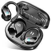 Ltinist wireless earbuds with dual power display for easy battery monitoring during workouts.