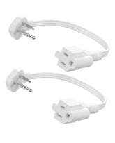 LitStar flat plug 1ft white outlet saver demonstrates space-saving design.