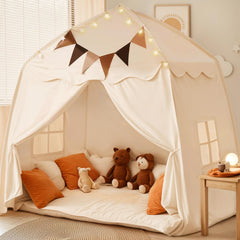 Little Dove Extra Large tent front view with dome castle design for imaginative play