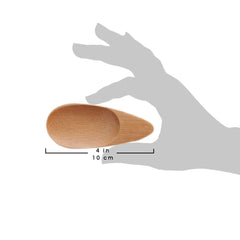 Easy-to-use applicator for spreading thin, even layers of deodorant.