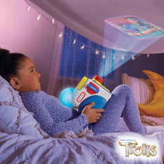 Little Tikes Story Dream Machine Trolls read-along supports early reading skills.