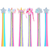 Little World rainbow hair clip designs add color and personality to everyday hairstyles.