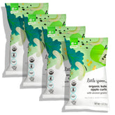 Little Spoon kale-apple meltable puffs bag front, baby-friendly self-feeding.