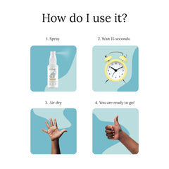 LITTLEY Hand Cleanser label highlights alcohol-free formula for sensitive skin.