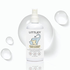 LITTLEY Hand Cleanser spray bottle for quick, gentle hand cleansing on the go.