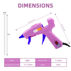 Liumai precision nozzle delivering clean glue flow
