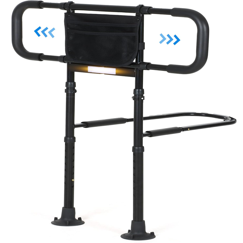 LIUQIBAX bed rails safety with sturdy frame and non-slip grip for secure sleep