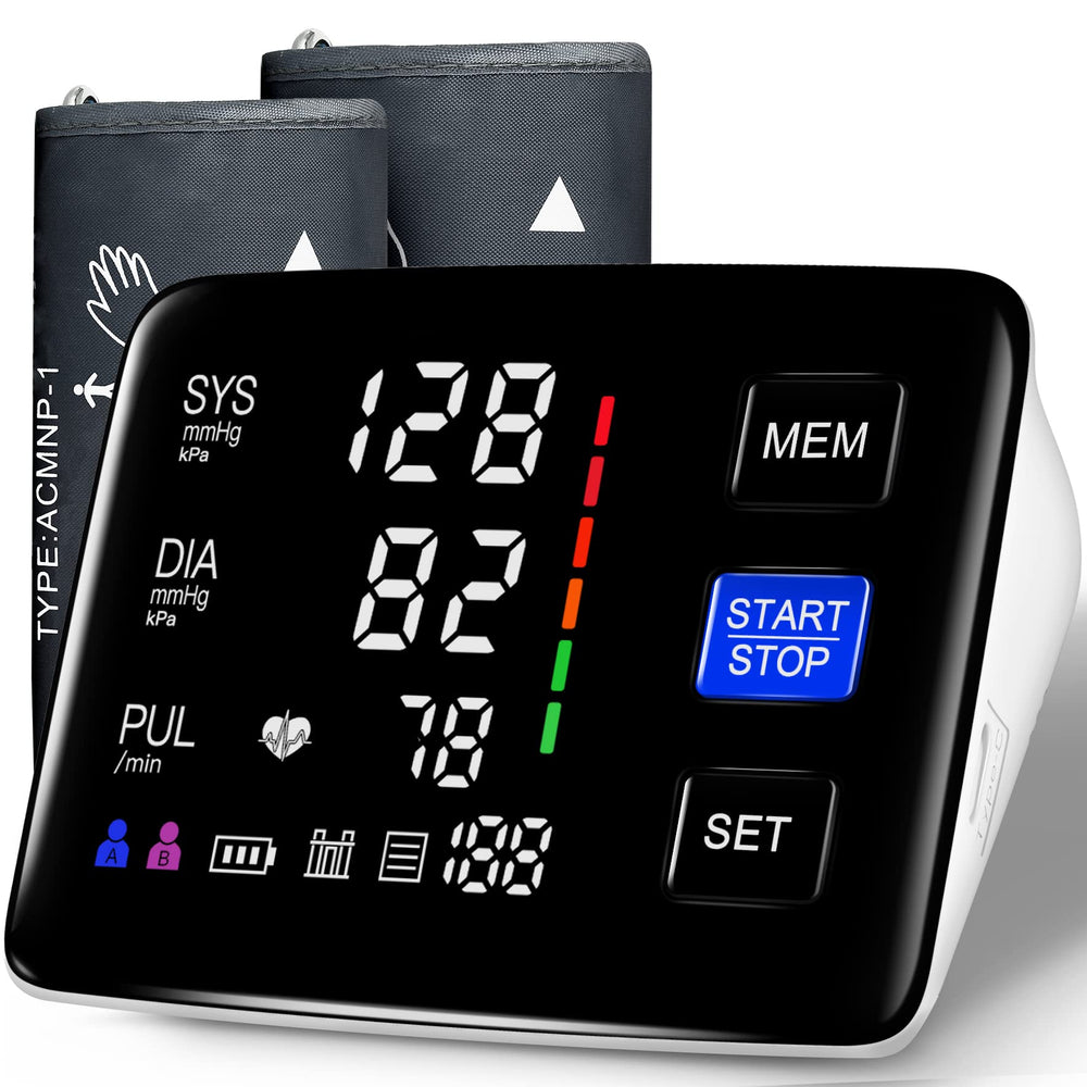 LIVAROCI blood pressure monitor front view for simple at-home checks.