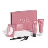 LIVIA black color-kit packaging for easy at-home lash and brow coloring.