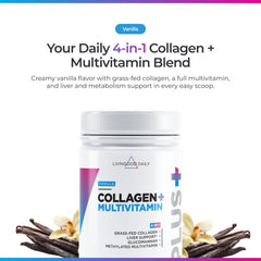 Livingood Daily collagen powder scoop for precise daily servings