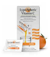 LivOn Laboratories Liposomal Vitamin C 1000mg packaging image suggests plant-based, immune-support options.