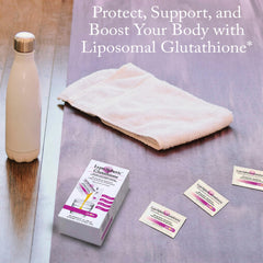 LivOn Glutathione bottle pour for easy dosing