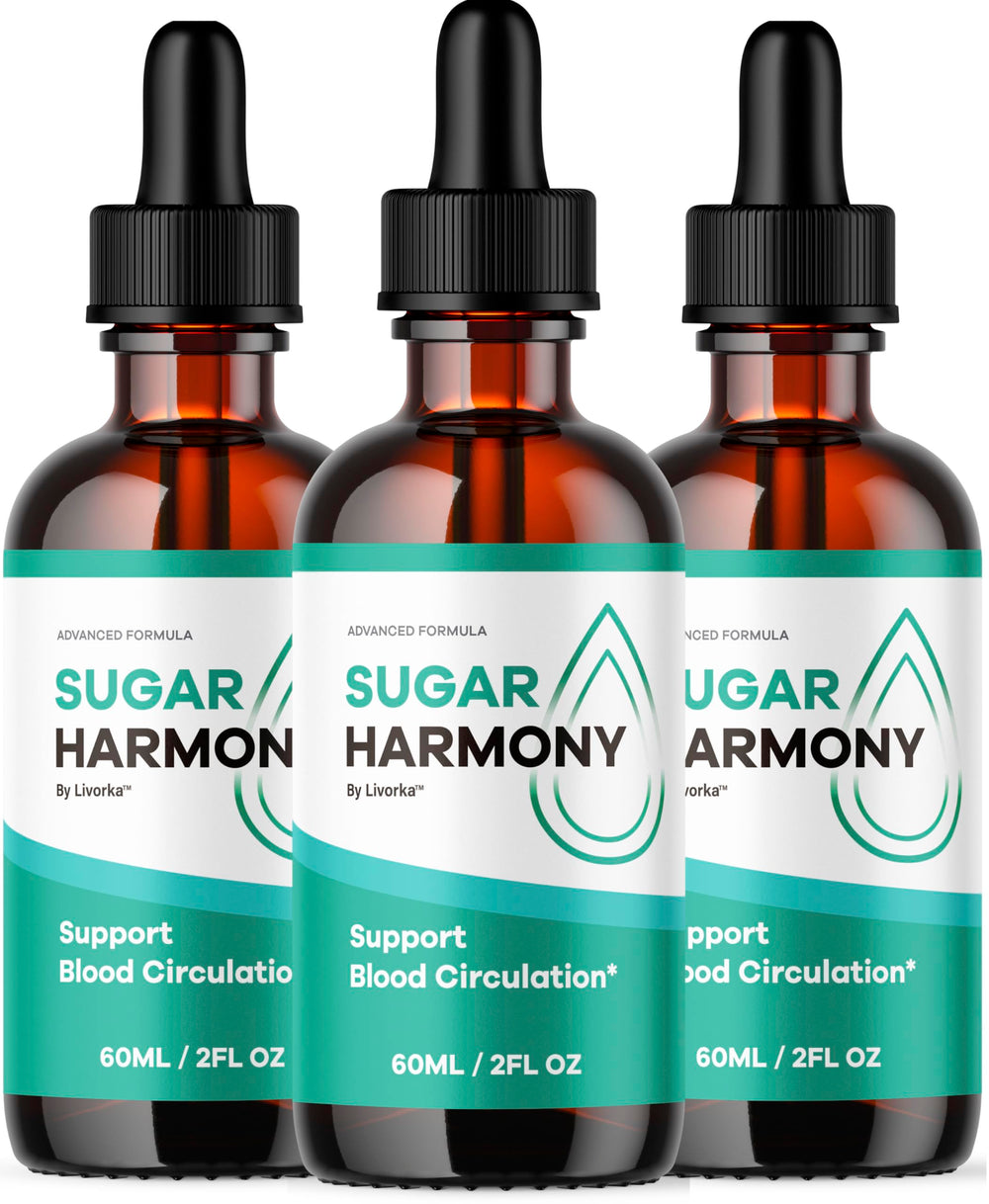 LIVORKA Sugar Harmony Drops bottle front view for daily wellness.