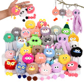 LiYiQ plush keychain variety styles showcased for versatile sharing and personalization.