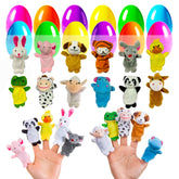 LIYROIUB Easter egg with animal finger puppet, ideal for interactive hunts.
