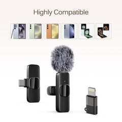 LIZHUZHONG two-pack lavalier kit simplifies dual-speaker setups.